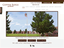 Tablet Screenshot of copperridgeaz.com